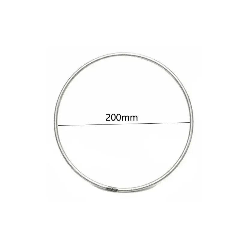2-20pcs Big Dream Catcher Circle Rings Craft 35-250mm Metal Rings For Dream Catchers Hoops Hanging DIY Connectors Accessories