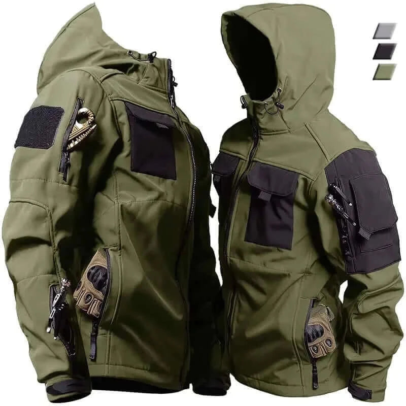 Shark Skin Tactical Jackets Men Military Soft Shell Waterproof.