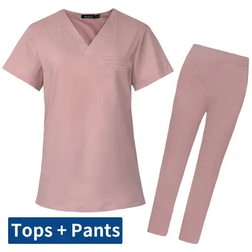 Men's Scrubs Medical Uniform Lab Set Male Wholesale Clinic Hospital.