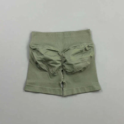 HISTELLO Women’s Seamless Scrunch Workout Shorts