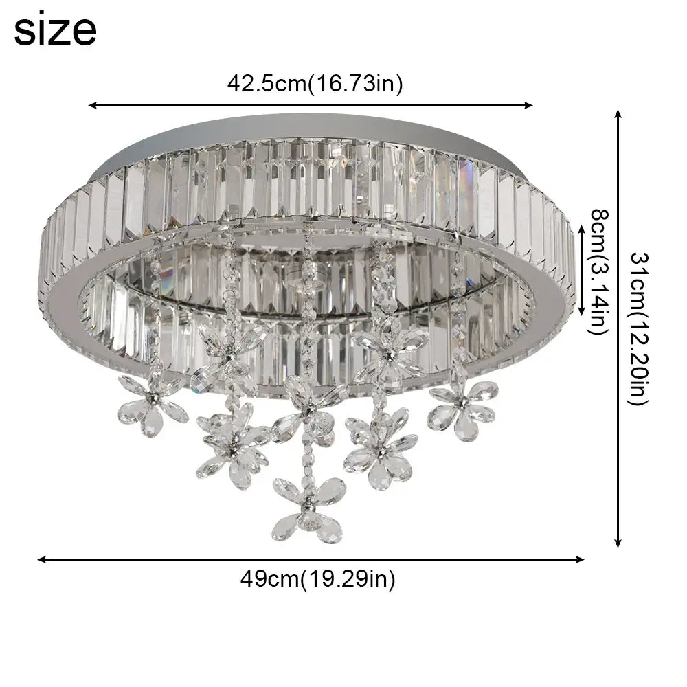 GreeLustr X50 Crystal Ceiling Light, 25 or 50 cm
