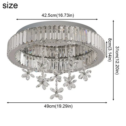 GreeLustr X50 Crystal Ceiling Light, 25 or 50 cm