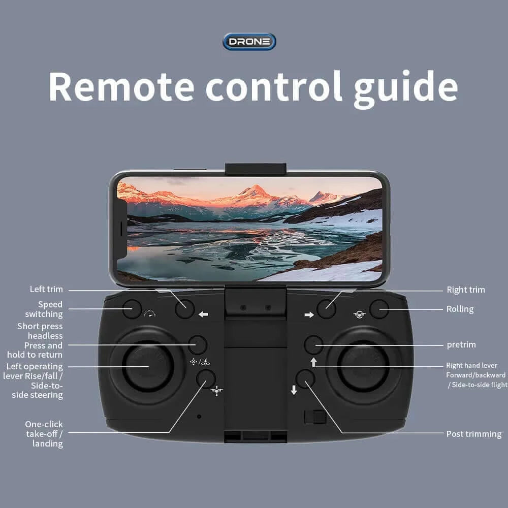 New E88Pro RC Drone 4K Professinal With 1080P Wide Angle Dual HD