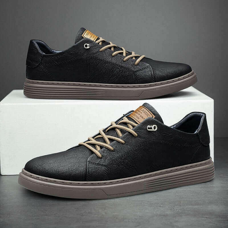 Mens Lace Up Oxford Leather Shoes.