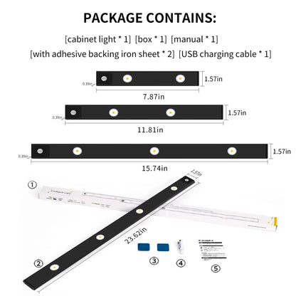 USB Rechargeable Motion Sensor LED Cabinet Light