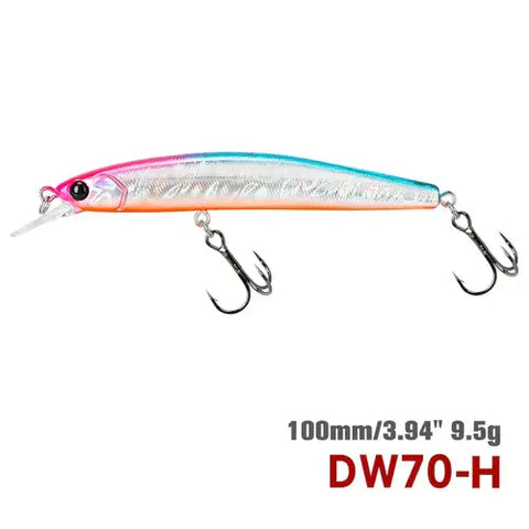 TSURINOYA 100SP Suspending Minnow Fishing Lure DW70 100mm 9.5g.