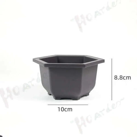 Training Pots With Tray Plastic Bonsai Plants Pot Square For Flower.