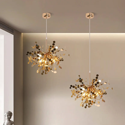 GreeLustr Gold Firework-Style LED Chandelier, 44 or 65 cm