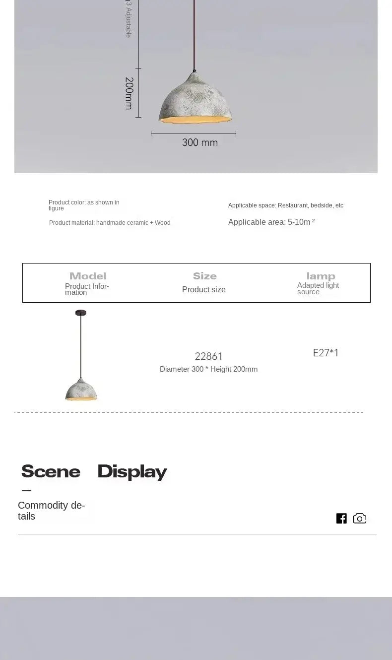 Textured Pendant Light for Dining Rooms &amp; Kitchen Islands