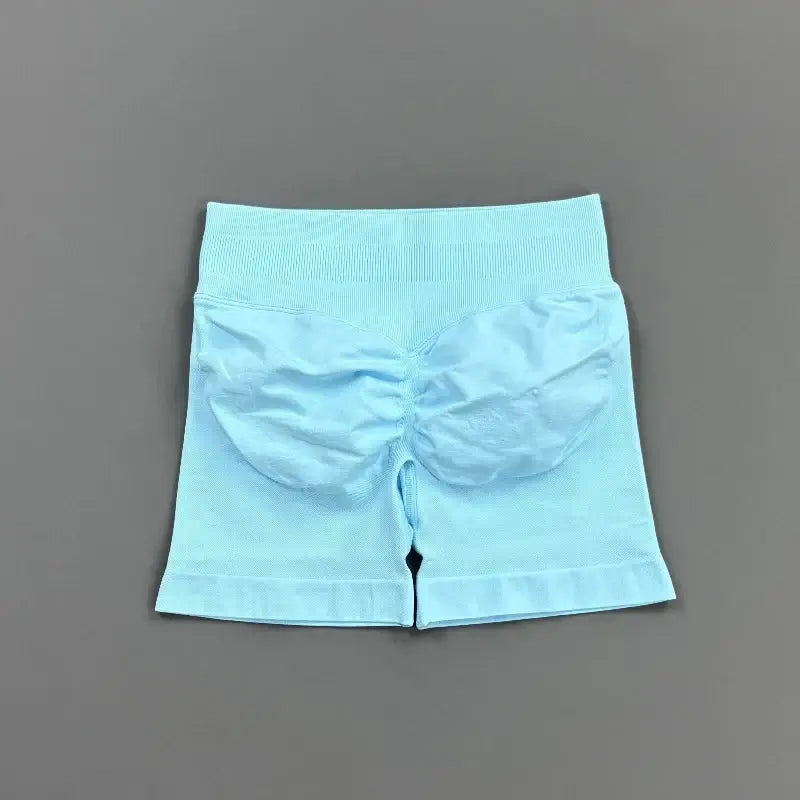 HISTELLO Women’s Seamless Scrunch Workout Shorts