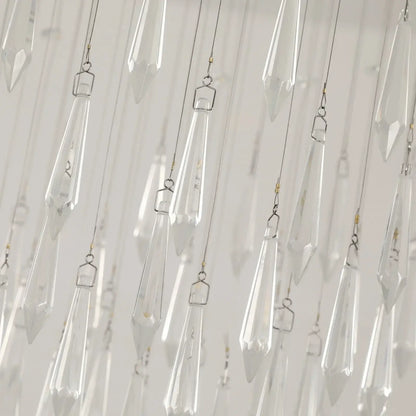 VETRULUS Raindrop Crystal LED Chandelier, Selectable Sizes