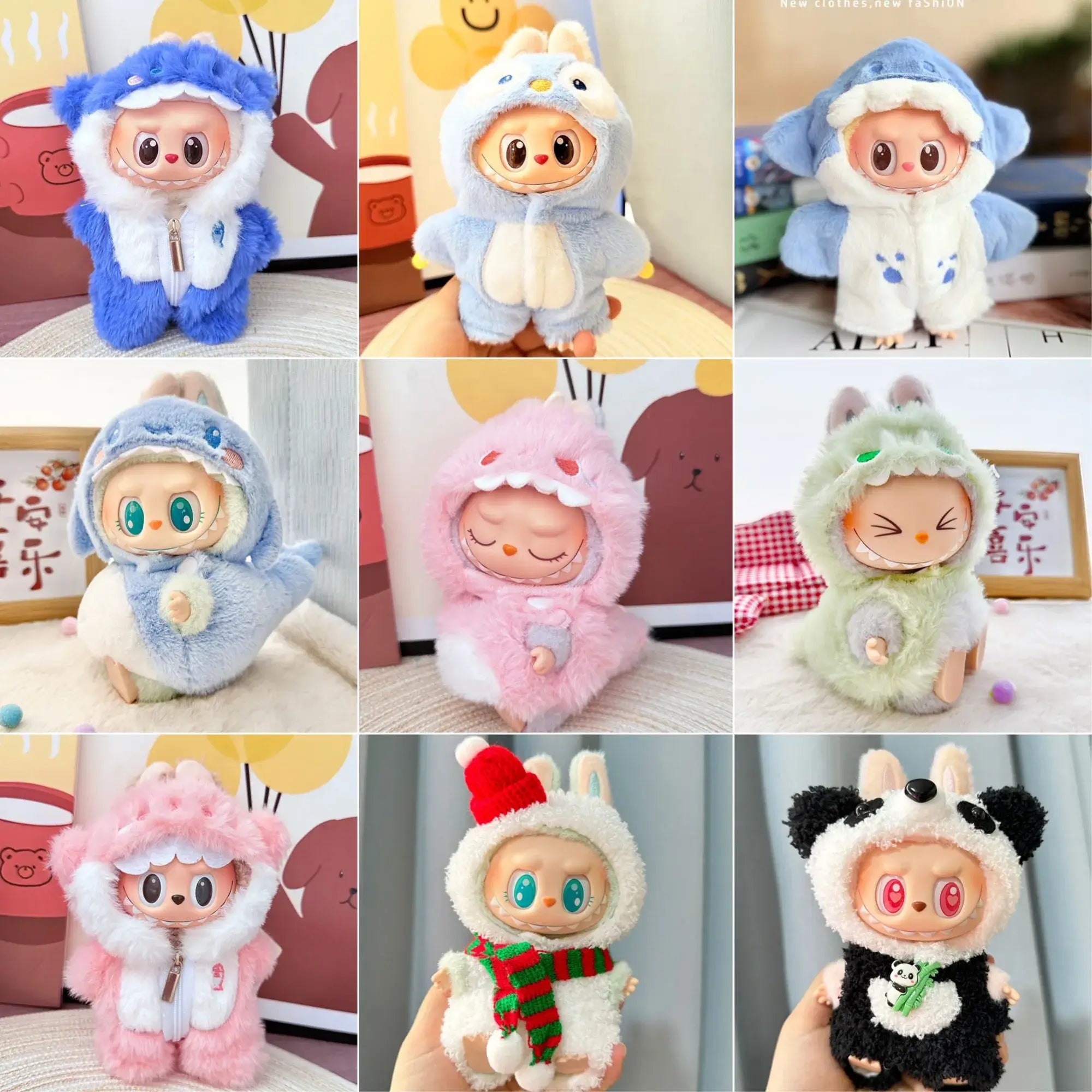LABUBU doll outfits