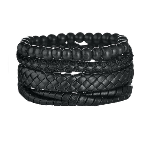 Mens Modern Multilayered Bracelet.