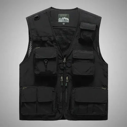 7XL 14 Pockets Summer New Men US Tactical Hiking Fishing Vest Man