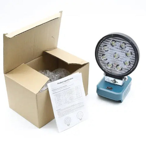 For Makita/Dewalt/Milwaukee/Bosch 18V Li-ion Battery LED Work Light.