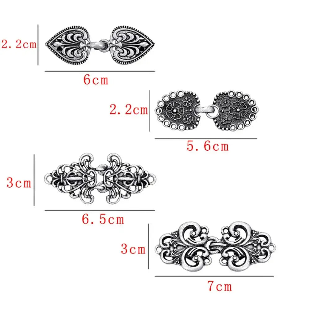 Set Vintage Sweater Duck Clip Cape Cloak Fastener for Dress Shirt Cardigan Shawl Collar Clasp Back Cinch Clip for Women Clothing
