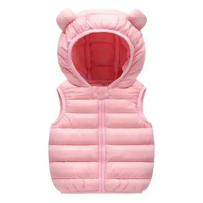 New Baby Boys Girls Warm Down Vest Autumn Winter Cotton Waistcoat With