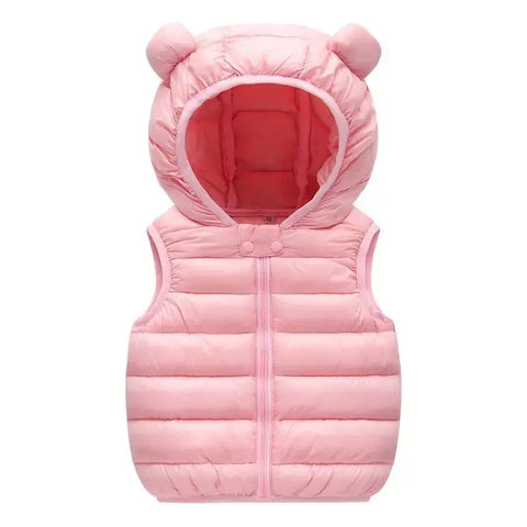 New Baby Boys Girls Warm Down Vest Autumn Winter Cotton Waistcoat With