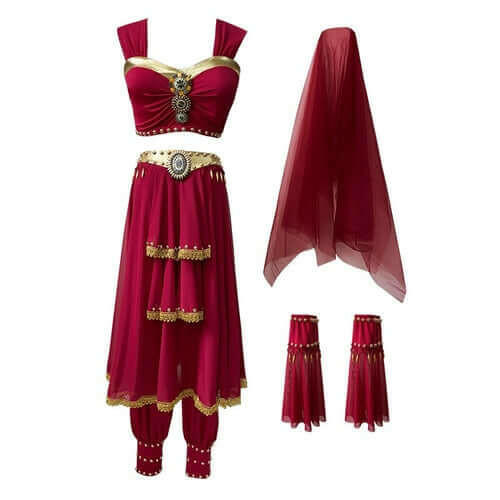 Greek Goddess Outfit Belly Dance Carnival Egyptian Princess Costume