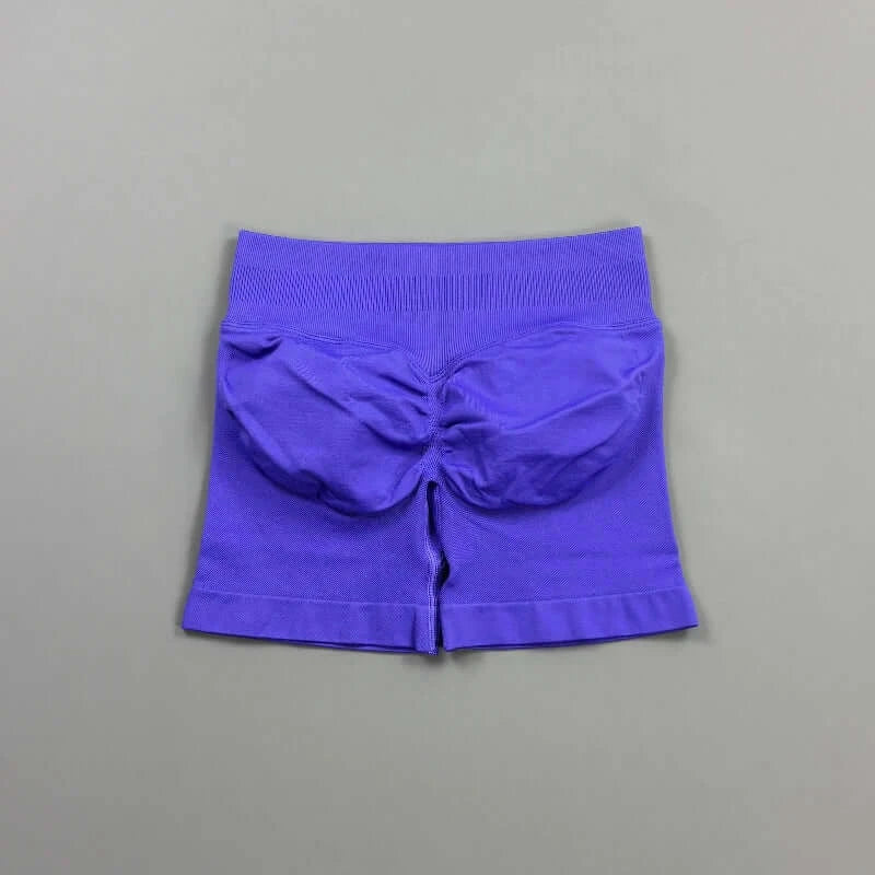 HISTELLO Women’s Seamless Scrunch Workout Shorts