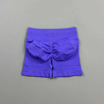 HISTELLO Women’s Seamless Scrunch Workout Shorts