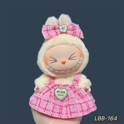 17cm Fashion Doll Labubu Accessories Set for Boys