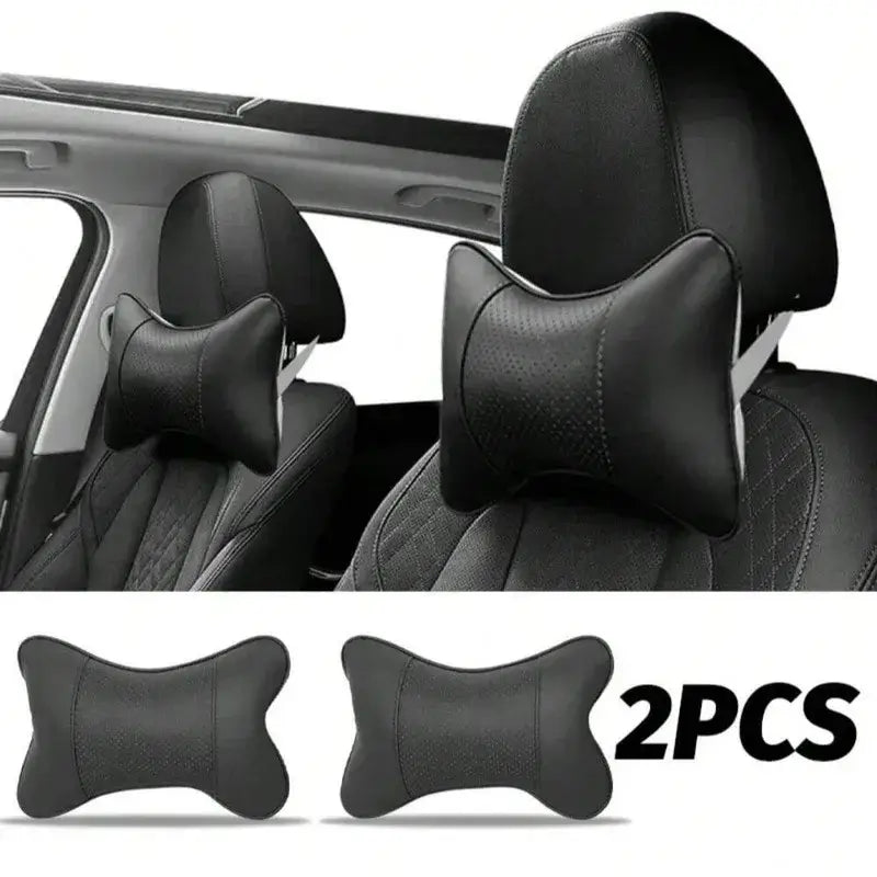 Auto Safety Car Seat Headrest with Breathable Mesh Relax Pillow Head And Neck Rest Cushion Auto Protector
