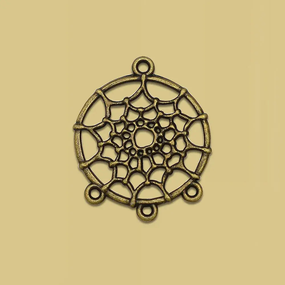 Dream Catcher Charms Dreamcatcher Connector Pendants For Diy Jewelry Making Materials Supplies Accessories