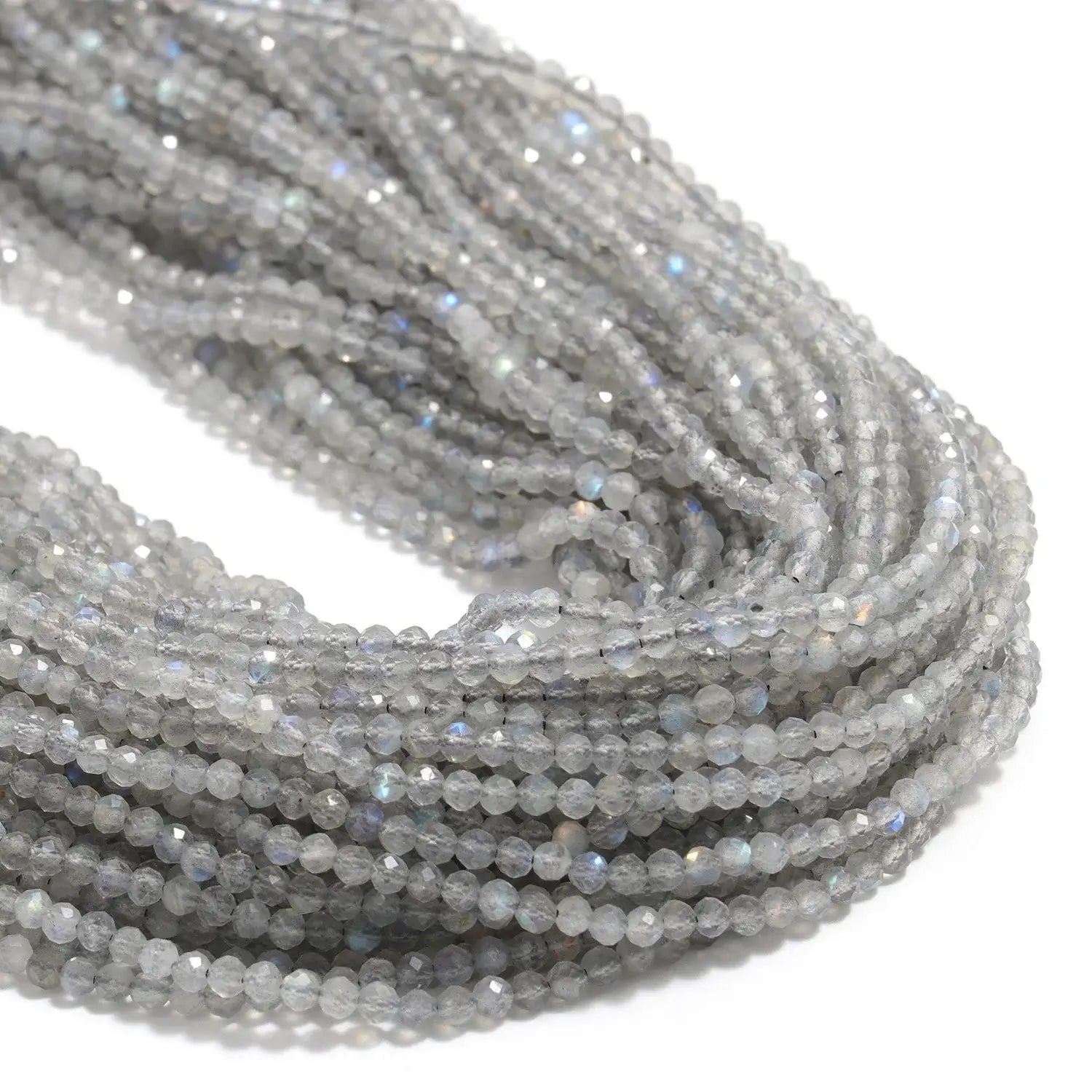 2 3 4mm Faceted Tiny Beads Natural Aquamarine Lapis Lazuli Tourmaline Amethyst Stone Beads for Jewelry Making 2030