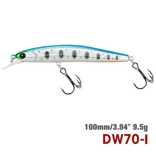 TSURINOYA 100SP Suspending Minnow Fishing Lure DW70 100mm 9.5g