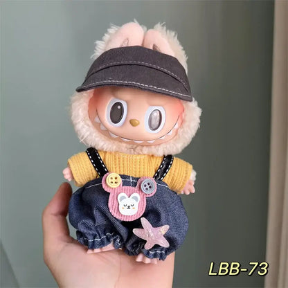 Labubu 17cm Doll Clothes Set - Fun DIY Accessories