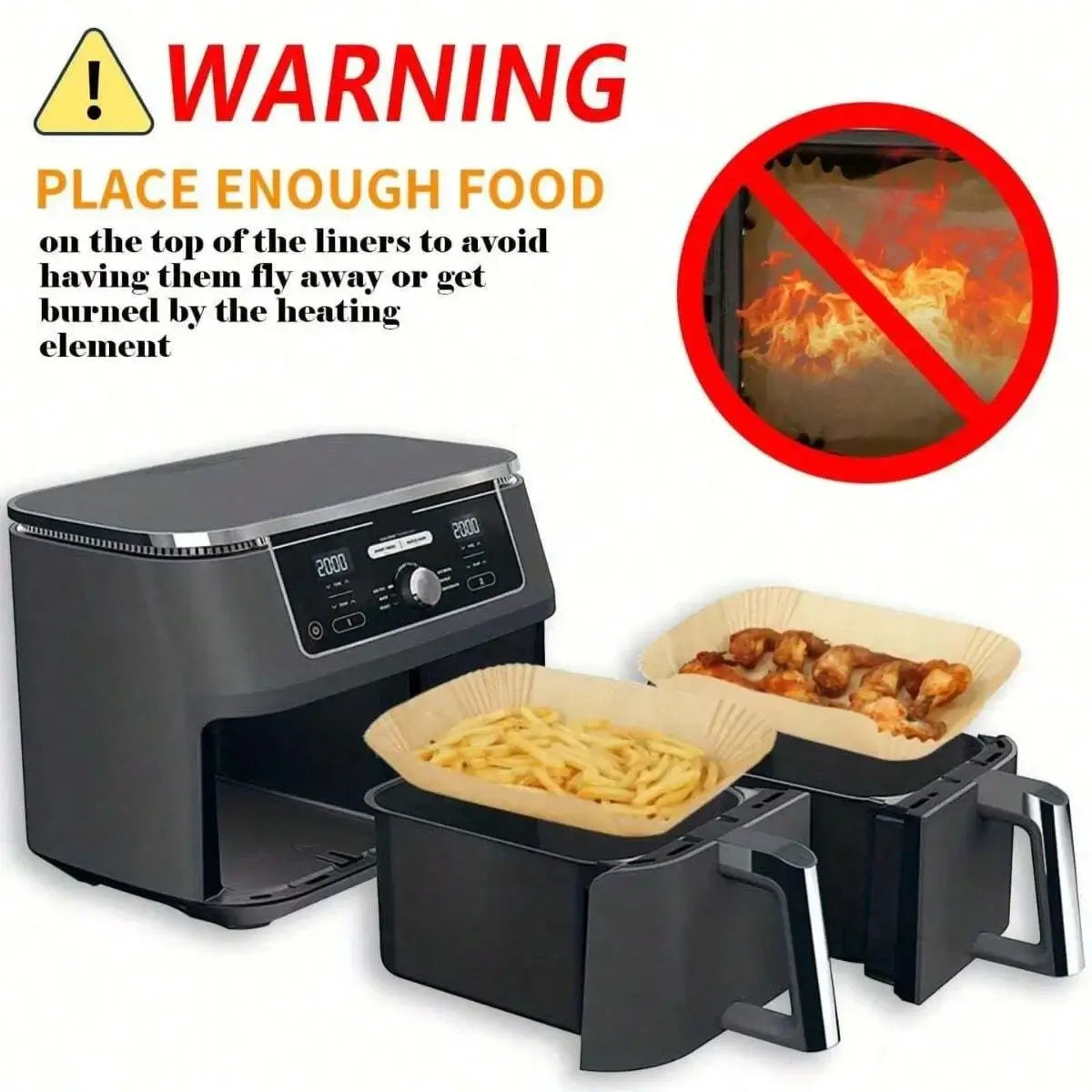 air fryer disposable paper liners