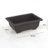 Training Pots With Tray Plastic Bonsai Plants Pot Square For Flower