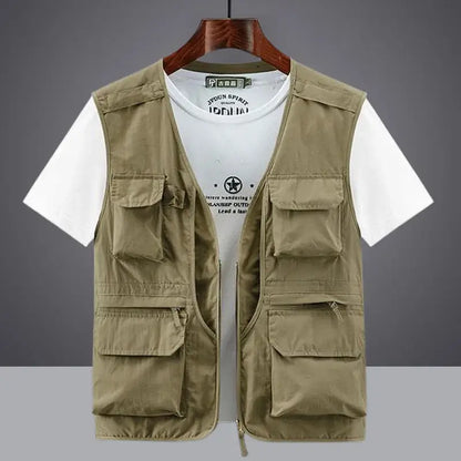 6XL Summer New Outdoor Vest Men Utility Tactical Multi-pocket Vest