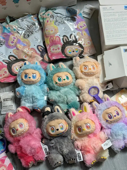 Super Beautiful POPMART Original Genuine Labubu V3 Big Into Energy Series Vinyl Blind Box Cute and Interesting Birthday Present