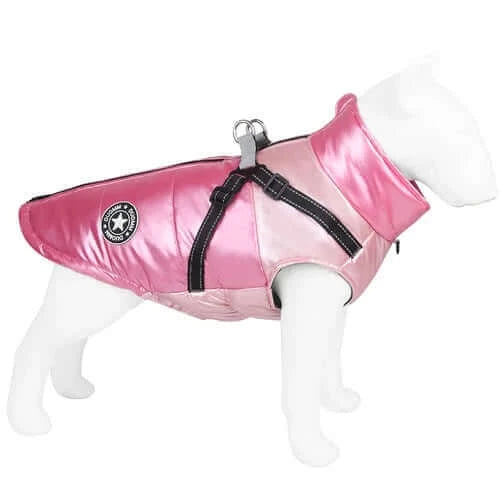 Winter Dog Harness Clothes Waterproof Warm Pet Dog Cotton Coat for