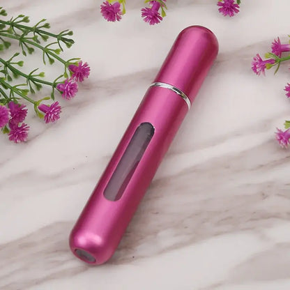 1/5Pcs 8/10ml Portable Mini Refillable Perfume Bottle With Spray Scent Pump Empty Cosmetic Containers Atomizer Bottle For Travel