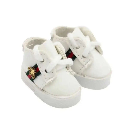 Labubu Dolls Sports Shoes 4x1.8cm Multiple Styles DIY for Labubu Doll Leather Cloth Shoes