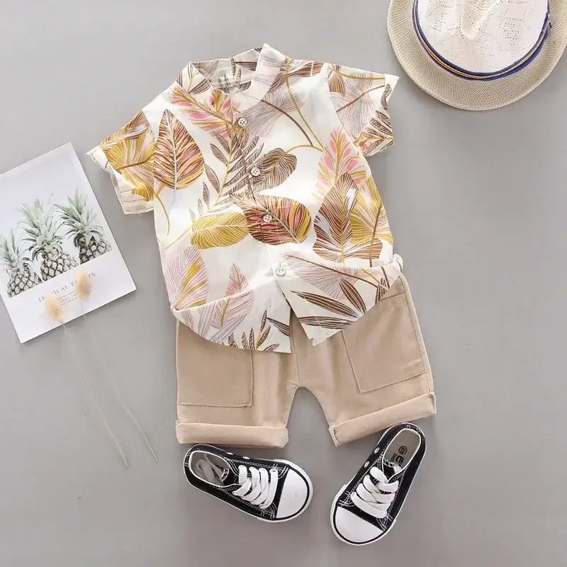 2PCS Baby Clothing Set for Boys - Summer Casual Outfit