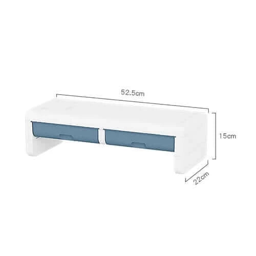 Desktop Computer Monitor Stand Raiser Multi-Function Storage Shelf 2.