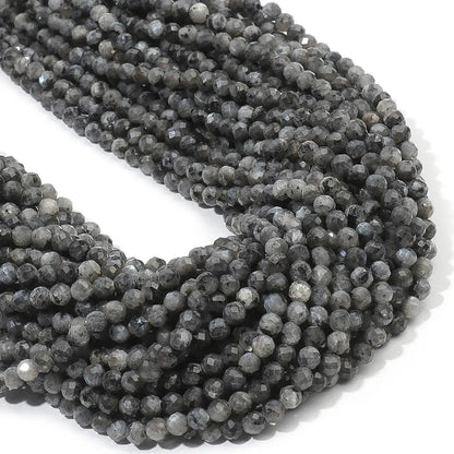 2 3 4mm Faceted Tiny Beads Natural Aquamarine Lapis Lazuli Tourmaline Amethyst Stone Beads for Jewelry Making 2030