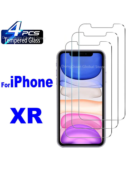 Leeshionz Tempered Glass Screen Protector for iPhone XR
