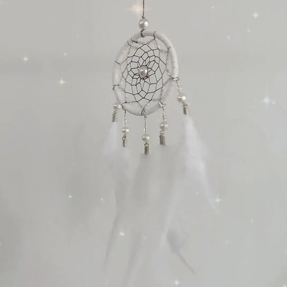 Dream Catcher Car Ornament Car Interior Hanging Pendant Accessory Bedroom Decoration Wind Chimes Home Feather Craft Gift