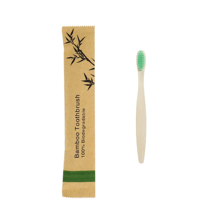 Kids’ Bamboo Toothbrushes with Soft Bristles, 15 or 30 Pack