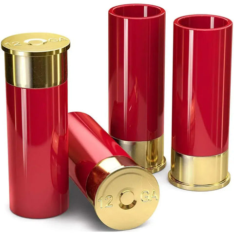 4Pcs/Set Plastic 12 Gauge Shell Shotgun Shot Glasses Drinking Cup for