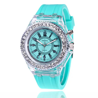 LED Light-Up Watch with Silicone Strap
