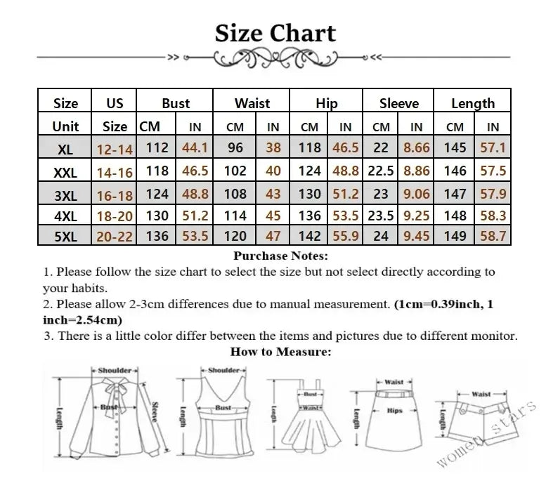 Wmstar Plus-Size Printed Collared Maxi Dress