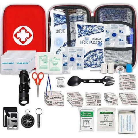 Camping Gear First Aid Kit Professional Survival Kit Gear Hunting.