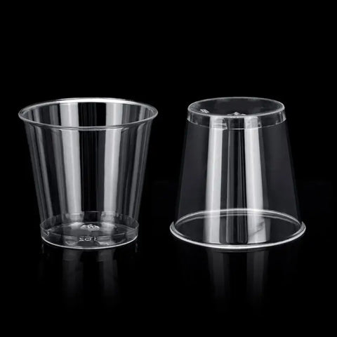 100 Pcs Reusable Plastic Shot Glasses 30ml Shot Cups For Party Clear