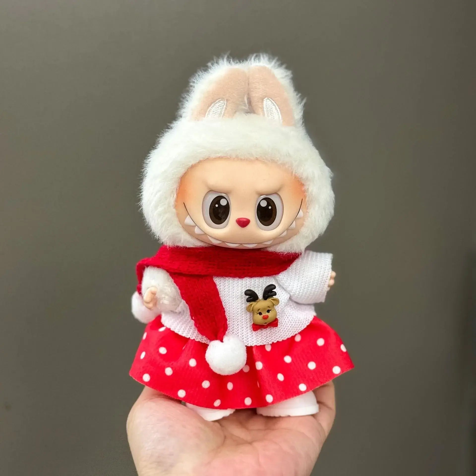 Labubu Doll Christmas Outfit - Festive Holiday Set